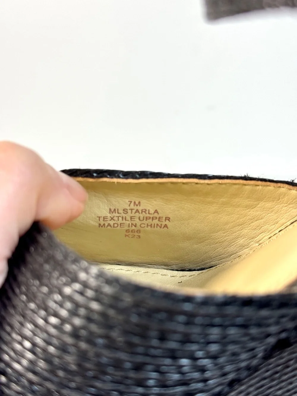 Marc Fisher LTD Black Raffia Platform Sandals | Woven Chunky Block Heel | Size 7